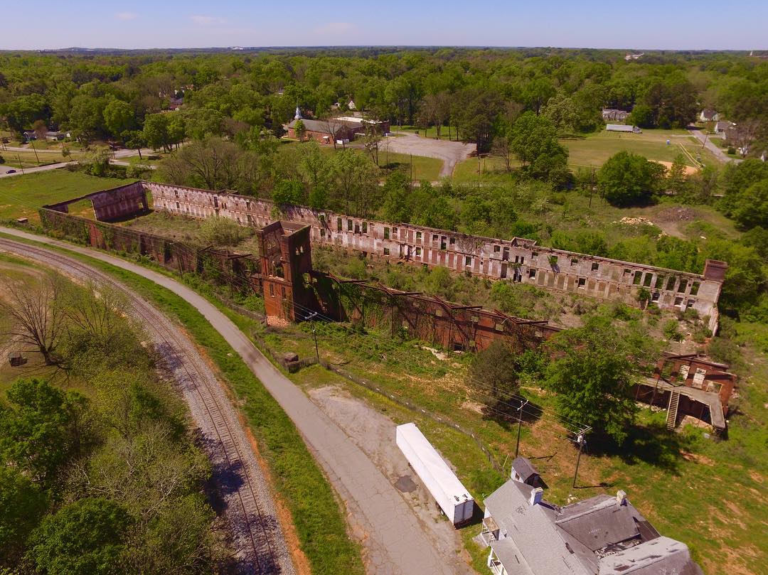 Did not realize the size of the old Abney Cotton Mill in Anderson.