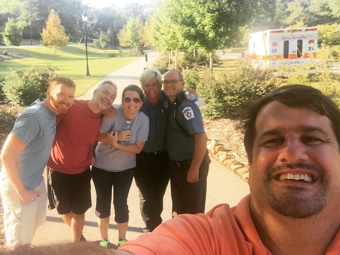 Big shout-out to Abbey & Jon Gropp along with Bobby & Melissa Huff of Medshore and Mark Berry for all their help with our stroke awareness campaign production in Linley Park!