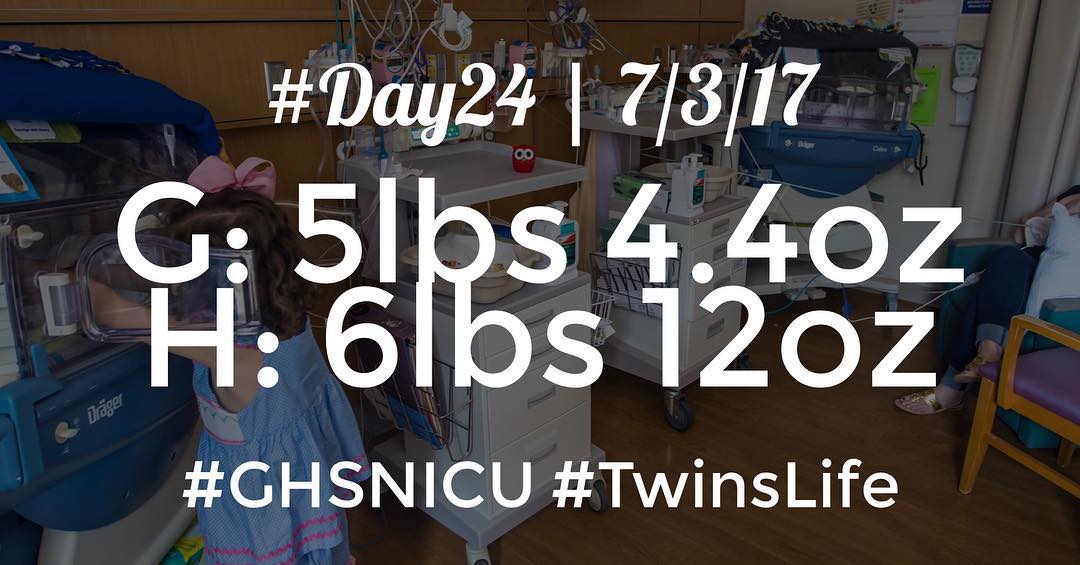#Day24 Update! #twinslife #nicu #tw
