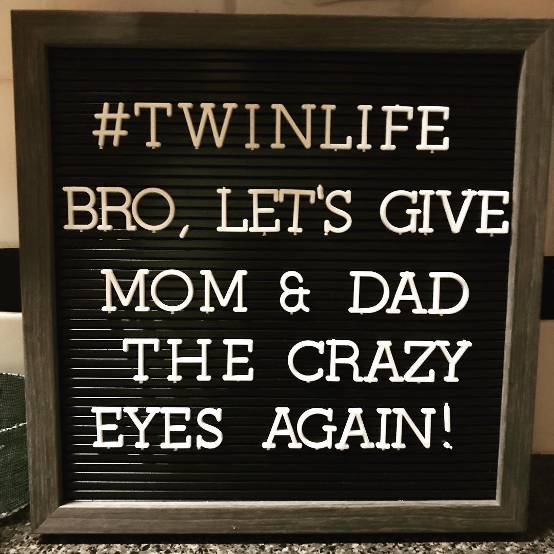 Yep…they cray cray! #twinslife #tw