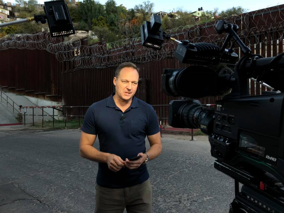Morgan Loew reporting on the border in Nogales, Sonora